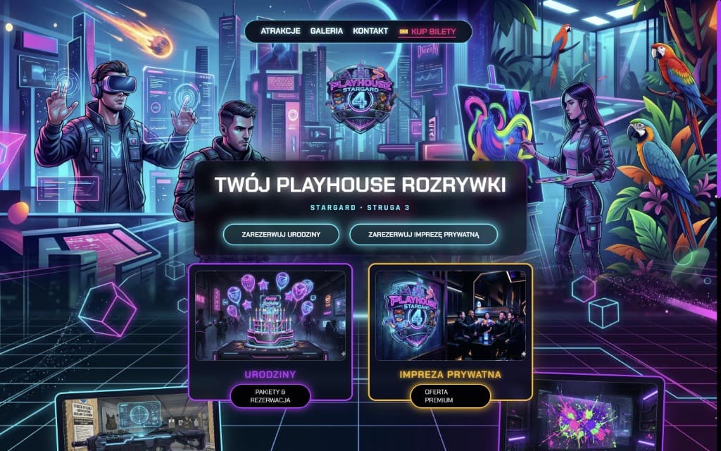 Zrzut ekranu: Playhouse Stargard